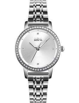 Invicta Celestial 70257 Reloj de mujer - Movimiento de cuarzo - Metal con esfera plateada - 31 mm