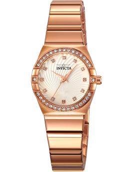Invicta Angel 70260 Reloj de mujer - Movimiento de cuarzo - Metal con esfera blanca - 28 mm