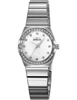 Invicta Angel 70262 Reloj de mujer - Movimiento de cuarzo - Metal con esfera blanca - 28 mm