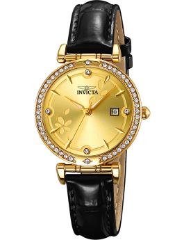 Invicta Celestial 70311 Reloj de mujer - Movimiento de cuarzo - Metal con esfera dorada - 33 mm
