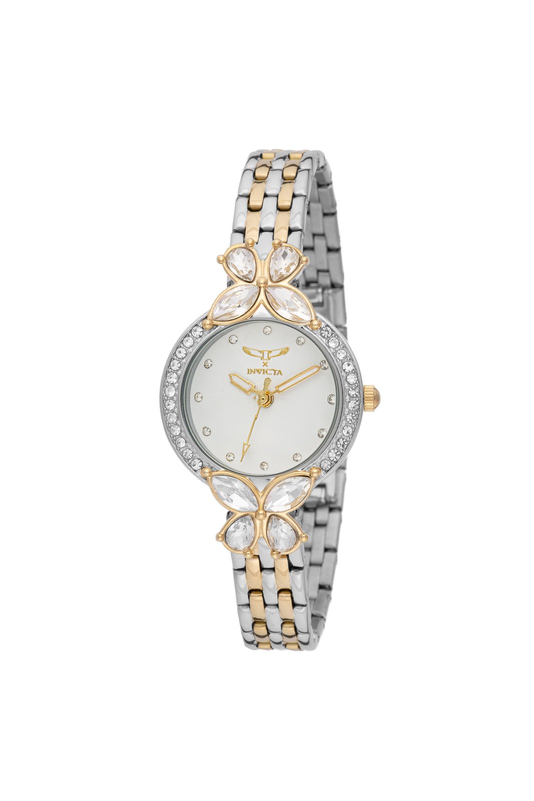 Invicta Wildflower 69097 Reloj de mujer - Movimiento de cuarzo - Metal con esfera blanca - 30 mm