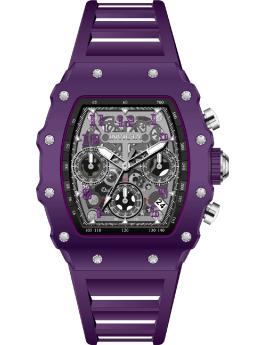 Invicta Racing 69611 Relógio Masculino - Movimento Quartz - Acrílico com Mostrador Prateado - 39 mm