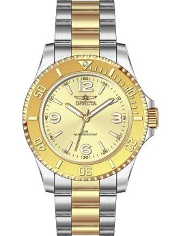Invicta Specialty 69725 Reloj para hombre - Movimiento de cuarzo - Acero con esfera dorada - 40 mm