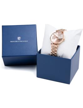 Montres Prestige Classic MPW-0018 Damenuhr - Quarzwerk - Metall mit roségoldfarbenem Zifferblatt - 32 mm