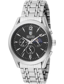 Montres Prestige Classic MPW-0071 Reloj de hombre - Movimiento de cuarzo - Metal con esfera negra - 40 mm