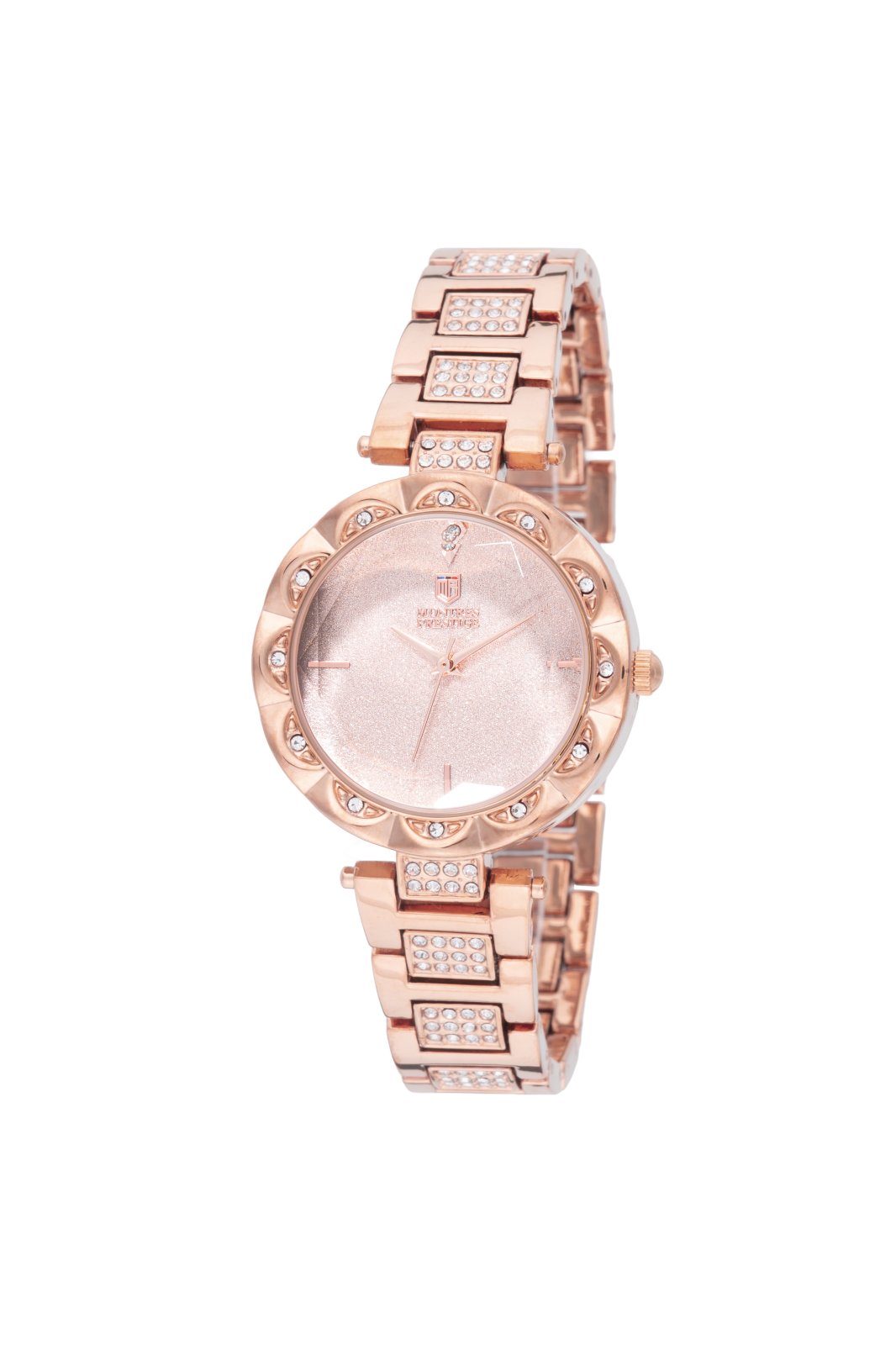 Montres Prestige Classic MPW-0206 Reloj de mujer - Movimiento de cuarzo - Metal con esfera color oro rosa - 33 mm