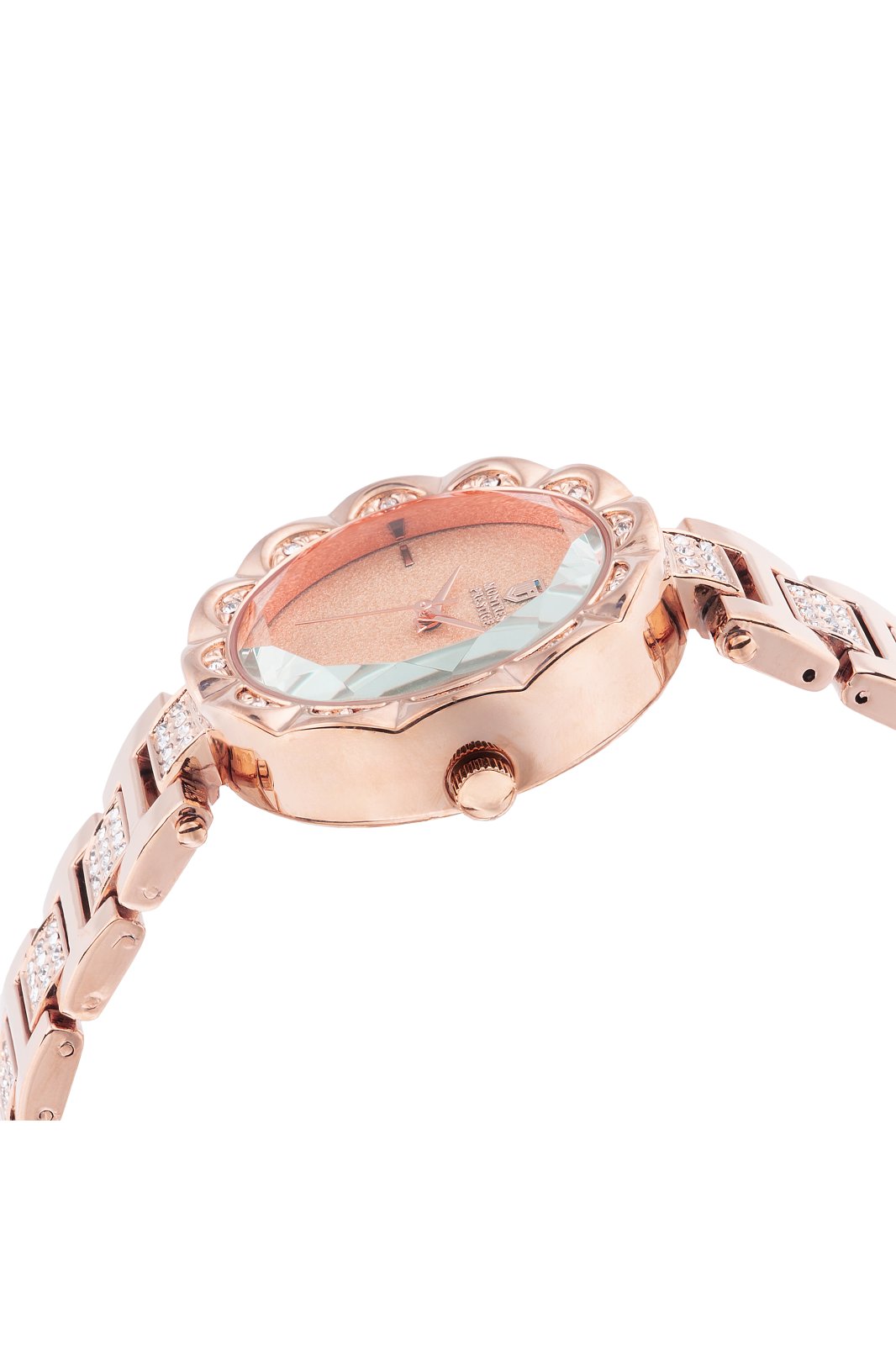 Montres Prestige Classic MPW-0206 Reloj de mujer - Movimiento de cuarzo - Metal con esfera color oro rosa - 33 mm