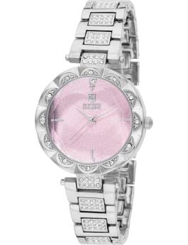 Montres Prestige Classic MPW-0208 Reloj de mujer - Movimiento de cuarzo - Metal con esfera rosa - 33 mm