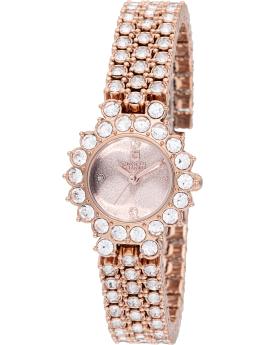 Montres Prestige Classic MPW-0226 Reloj de mujer - Movimiento de cuarzo - Metal con esfera color oro rosa - 26 mm