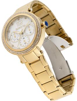 Invicta Bolt 50396 Reloj de mujer - Movimiento de cuarzo - Acero inoxidable con esfera blanca - 37 mm