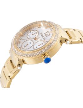 Invicta Bolt 50396 Reloj de mujer - Movimiento de cuarzo - Acero inoxidable con esfera blanca - 37 mm