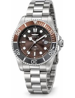 Invicta Pro Diver 50900 Miesten Kello - Kvartsikoneisto - Ruostumaton Teräs ruskealla taululla - 42 mm