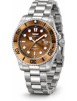 Invicta Pro Diver 50901 Miesten Kello - Kvartsikoneisto - Ruostumaton Teräs ruskealla taululla - 42 mm