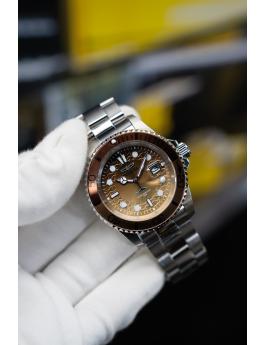 Invicta Pro Diver 50901 Miesten Kello - Kvartsikoneisto - Ruostumaton Teräs ruskealla taululla - 42 mm