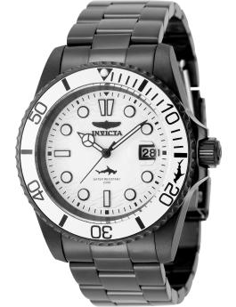 Invicta Pro Diver 50974 Reloj de Hombre - Movimiento de Cuarzo - Acero Inoxidable con Esfera Blanca - 42 mm