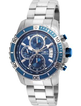 Invicta Pro Diver - SCUBA 22413 Men's Watch - Quartz Movement - Stainless Steel with Blue Dial - 45 mm