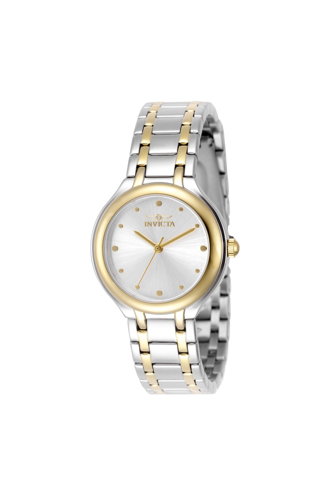 Invicta Wildflower 50609 Reloj para mujer - Movimiento de cuarzo - Acero inoxidable con esfera plateada - 32 mm