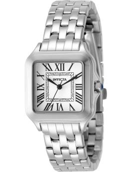 Invicta Angel 50610 Reloj para mujer - Movimiento de cuarzo - Acero inoxidable con esfera plateada - 28 mm