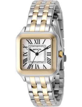 Invicta Angel 50612 Reloj para mujer - Movimiento de cuarzo - Acero inoxidable con esfera plateada - 28 mm