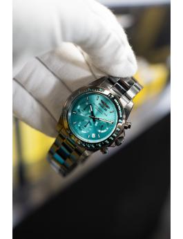Invicta Speedway 50820 Moška ura - Quartz mehanizem - Nerjaveče jeklo z modrim številčnico - 39 mm