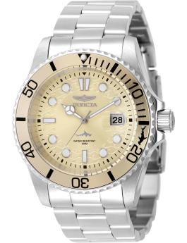 Invicta Pro Diver 50892 Reloj para hombre - Movimiento de cuarzo - Acero inoxidable con esfera beige - 42 mm