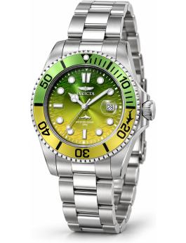 Invicta Pro Diver 50896 Men's Watch - Quartz Movement - Stainless Steel with Yellow Dial - 42 mm