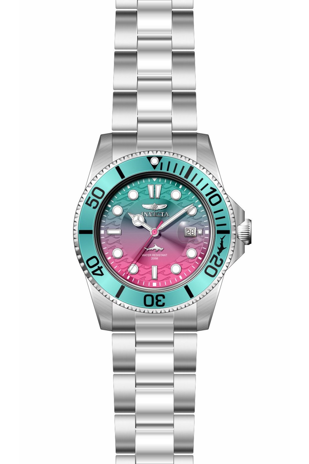 Pink Pro Color Invicta Pro Diver 50904 Men's Quartz Watch - 42 mm