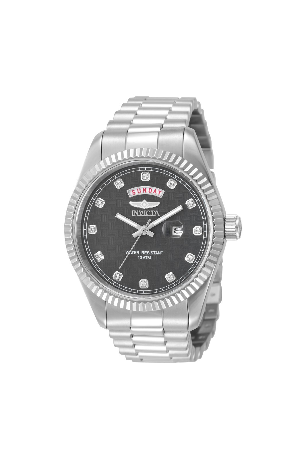 Invicta Specialty 51047 Reloj para hombre - Movimiento de cuarzo - Acero inoxidable con esfera gris - 43 mm