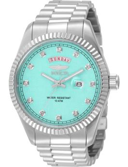 Invicta Specialty 51048 Reloj para hombre - Movimiento de cuarzo - Acero inoxidable con esfera azul - 43 mm