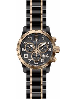 Invicta Jason Taylor 51262 Reloj de hombre - Movimiento de cuarzo - Acero inoxidable con esfera negra - 48 mm