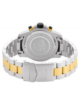 Invicta Pro Diver 22418 Herenhorloge - Quartz Uurwerk - Roestvrij Staal met Zwarte Wijzerplaat - 45 mm