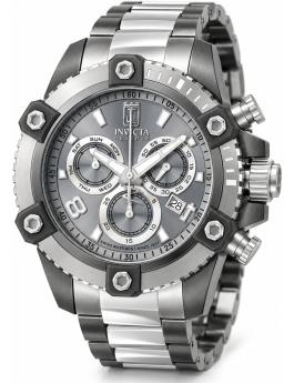 Invicta Jason Taylor 51274 Moška ura - Quartz mehanizem - Nerjaveče jeklo s sivim številčnico - 50 mm