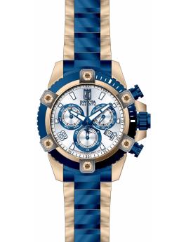 Invicta Jason Taylor 51280 Reloj de hombre - Movimiento de cuarzo - Acero inoxidable con esfera plateada - 50 mm