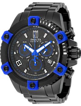 Invicta Jason Taylor 51292 Reloj para hombre - Movimiento de cuarzo - Acero inoxidable con esfera negra - 50 mm