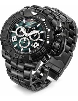 Invicta Jason Taylor 51321 Moška ura - Quartz mehanizem - Nerjaveče jeklo z bisernim številčnico - 58 mm