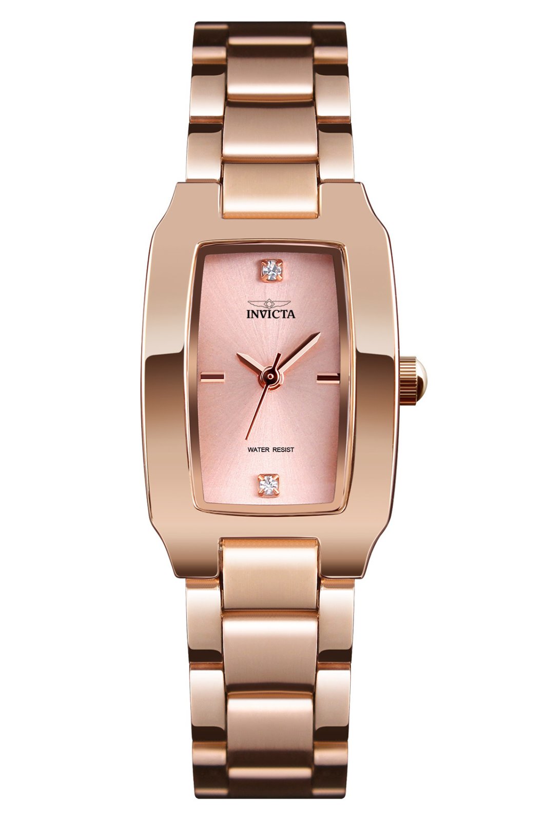 Invicta Wildflower 70234 Reloj de mujer - Movimiento de cuarzo - Metal con esfera rosada dorada - 22 mm