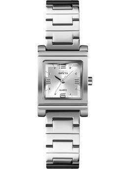 Invicta Angel 70242 Reloj de mujer - Movimiento de cuarzo - Metal con esfera plateada - 21 mm