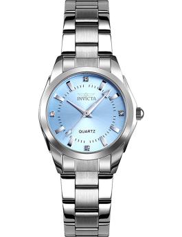 Invicta Celestial 70246 Reloj de mujer - Movimiento de cuarzo - Metal con esfera azul - 30 mm