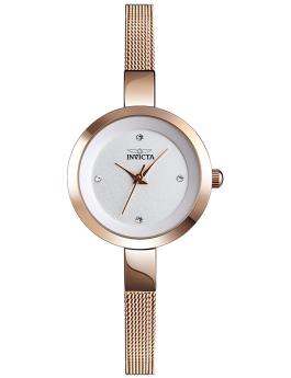 Invicta Angel 70292 Reloj de mujer - Movimiento de cuarzo - Metal con esfera blanca - 26 mm
