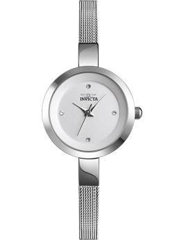 Invicta Angel 70295 Reloj de mujer - Movimiento de cuarzo - Metal con esfera blanca - 26 mm