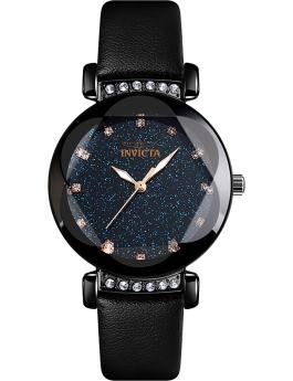 Invicta Celestial 70334 Reloj de mujer - Movimiento de cuarzo - Metal con esfera negra - 34 mm
