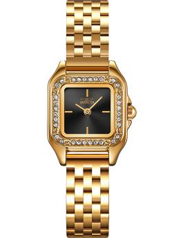 Invicta Celestial 70354 Reloj de mujer - Movimiento de cuarzo - Metal con esfera negra - 24 mm