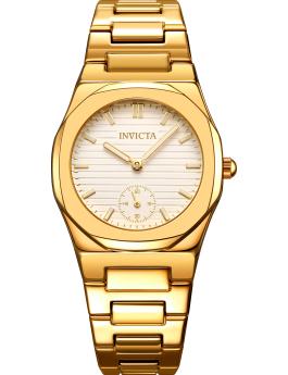 Invicta Celestial 70408 Reloj de mujer - Movimiento de cuarzo - Metal con esfera dorada - 32 mm