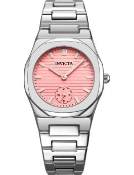 Invicta Celestial 70410 Reloj de mujer - Movimiento de cuarzo - Metal con esfera rosa - 32 mm