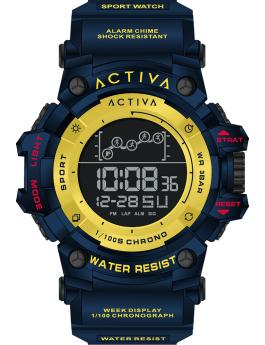 Activa Digital ACW8082-017 Men's Watch - Digital Movement - Abs with Black Dial - 50 mm