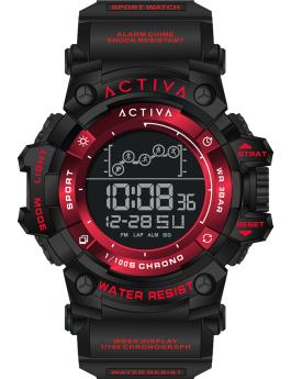 Activa Digital ACW8082-019 Men's Watch - Digital Movement - Abs with Black Dial - 50 mm