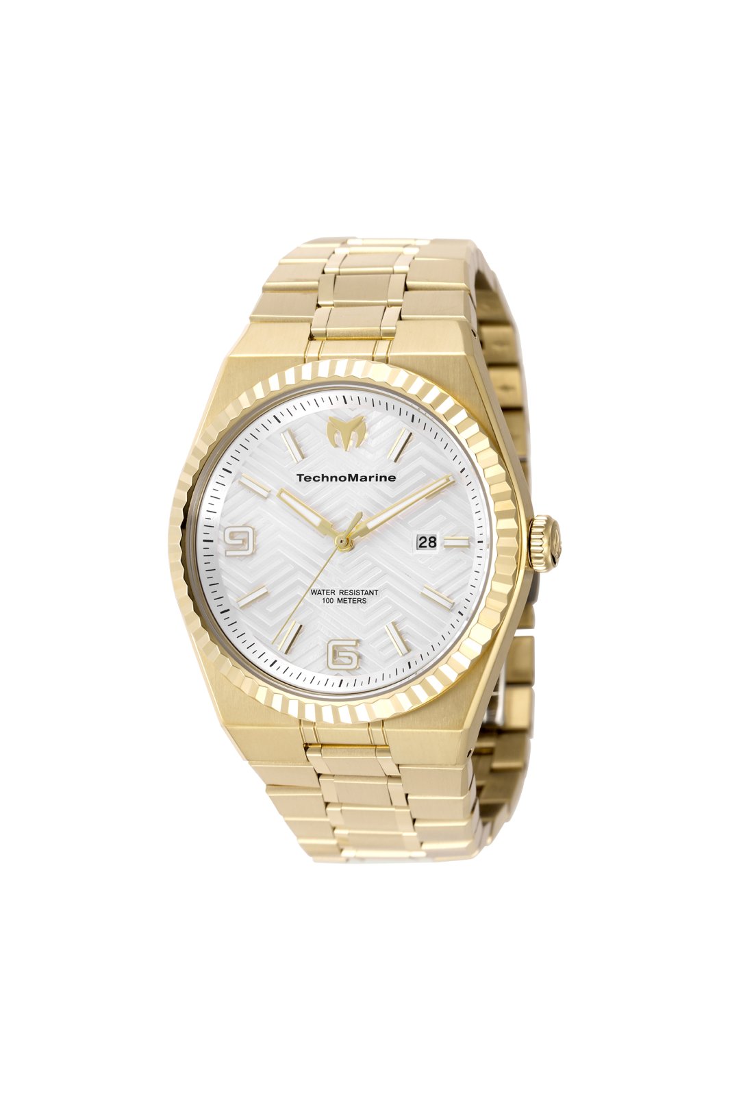 TechnoMarine Terra Nova TM-225056 Reloj de hombre - Movimiento de cuarzo - Acero inoxidable con esfera plateada - 42 mm