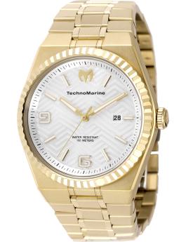 TechnoMarine Terra Nova TM-225056 Reloj de hombre - Movimiento de cuarzo - Acero inoxidable con esfera plateada - 42 mm