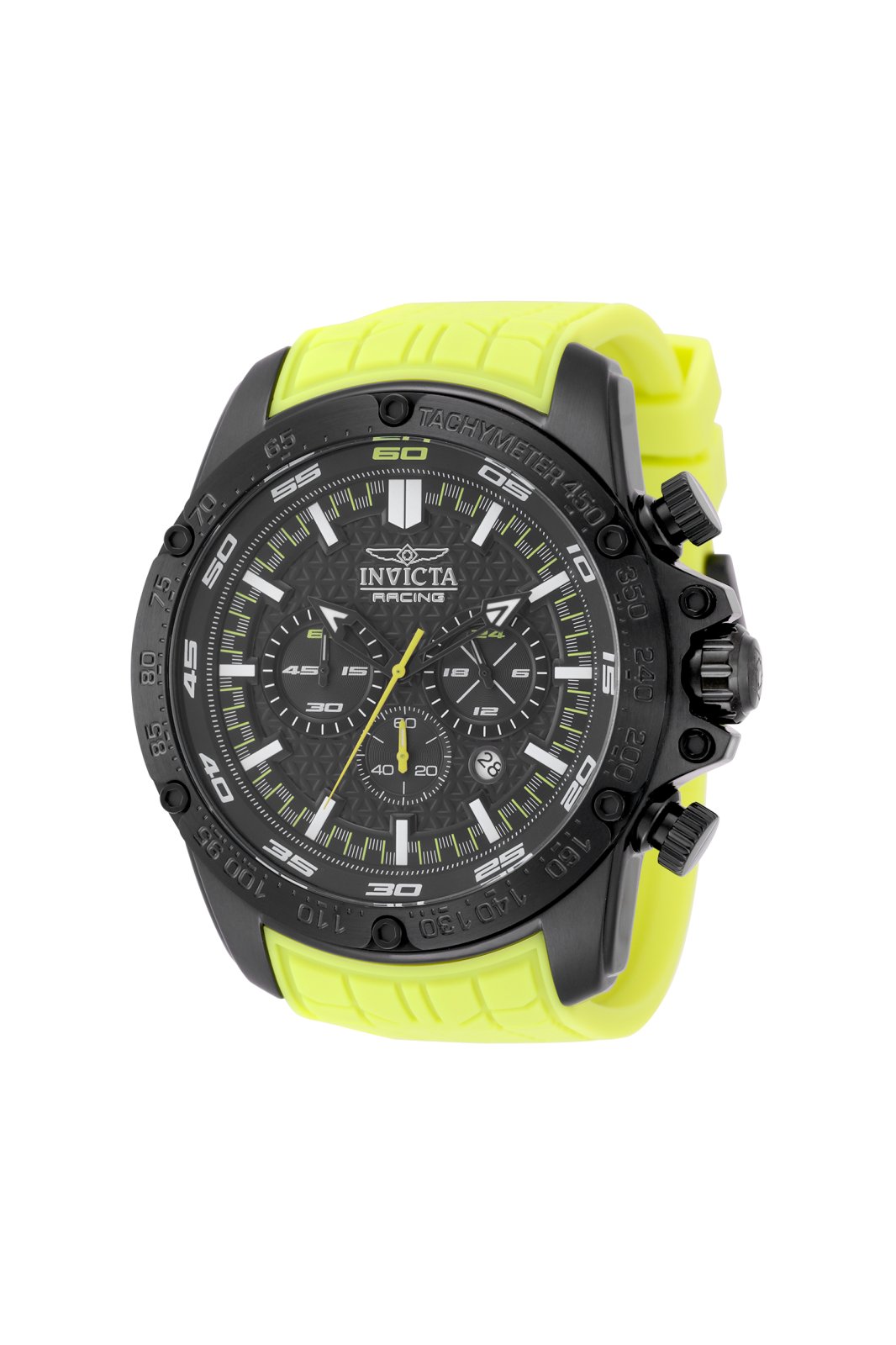 Invicta Speedway 50314 Reloj para Hombre - Movimiento de Cuarzo - Acero Inoxidable con Esfera Negra - 52 mm