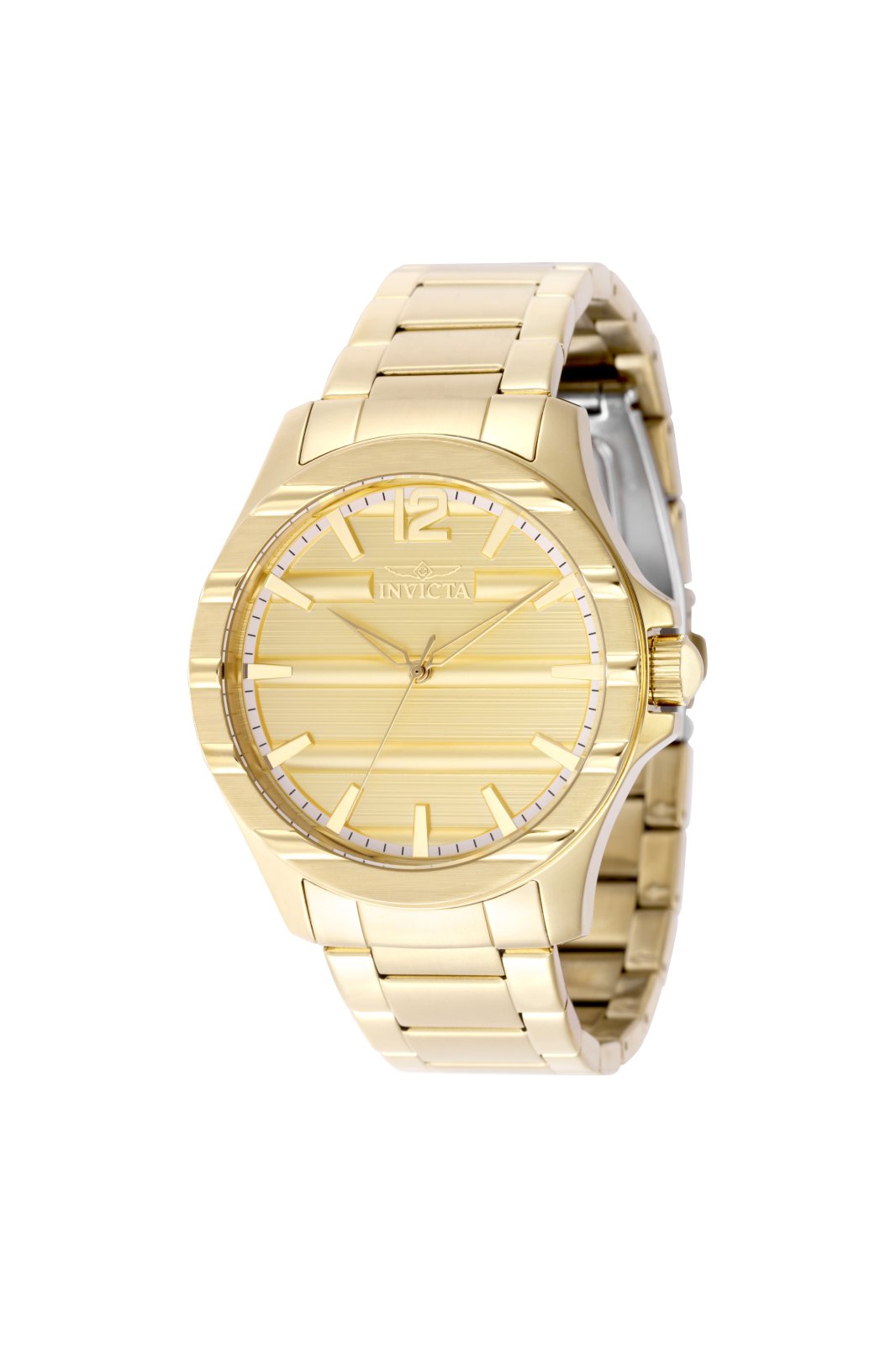 Invicta Speedway 50330 Reloj de Hombre - Movimiento de Cuarzo - Acero Inoxidable con Esfera Dorada - 43 mm
